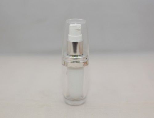 Botol Pump Acrylic Natural 15 ML