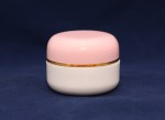 Pot 12,5 Gram Pink Soft Putih List Gold PP