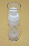 Botol Pump Impor 15 ML Natural | AIRLESS BOTTLE
