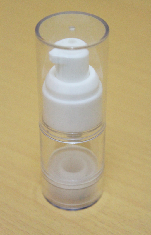 Botol Pump Impor 15 ML Natural | AIRLESS BOTTLE