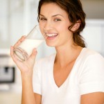 woman drinking milk / photo from http://www.everydayhealth.com