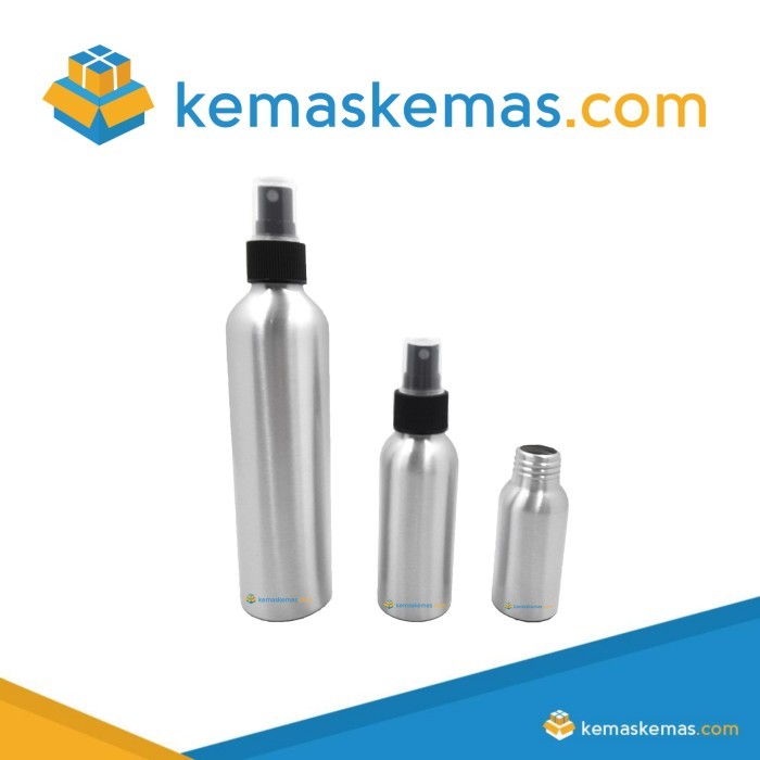 Botol Spray Alumunium 100 ML / Botol Semprotan Aluminium Ukuran 100 ML
