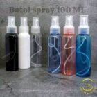 Botol Spray 100 ML Warna Biru, Cokelat, Putih, Orange