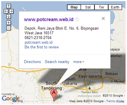 Alamat www.potcream.web.id