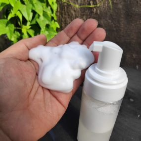 Botol Pump Foam 150 ML Putih Bening Impor (8)